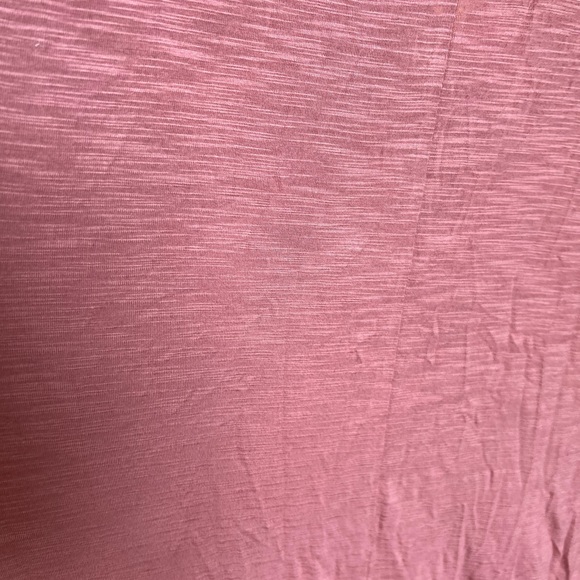Old Navy Tunic Style Tee XL Tall, EUC, slub knit, dusty rose - Picture 3 of 4